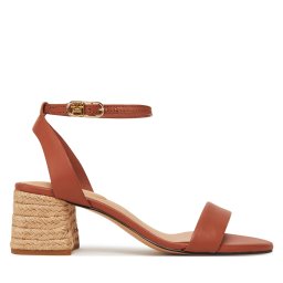 Еспадрили Tommy Hilfiger Leather Ankle Strap Espad Sandal FW0FW08533 Кафяв