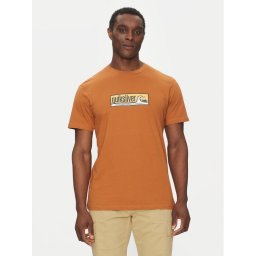 Quiksilver Тишърт EQYZT08040 Кафяв Regular Fit