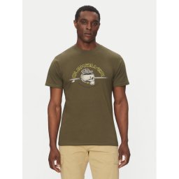 Quiksilver Тишърт EQYZT08056 Зелен Regular Fit