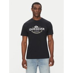 Quiksilver Тишърт EQYZT08064 Черен Regular Fit