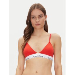Calvin Klein Underwear Сутиен бралет Lightly Lined Triangle 000QF5650E Червен