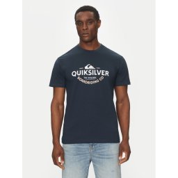 Quiksilver Тишърт EQYZT08064 Тъмносин Regular Fit