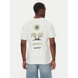 Quiksilver Тишърт EQYZT08036 Екрю Regular Fit