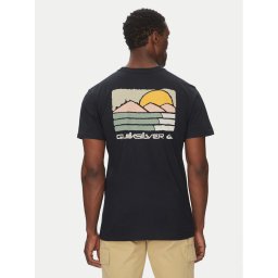 Quiksilver Тишърт EQYZT08038 Черен Regular Fit