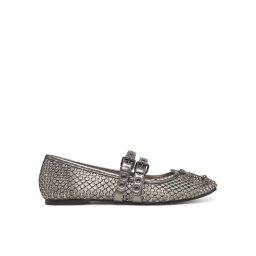 Guess Балеринки FLJKNN FAB02 Сребрист