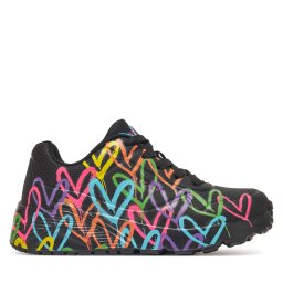 Сникърси Skechers Uno Lite-Spread The Love 314064L/BKMT Черен