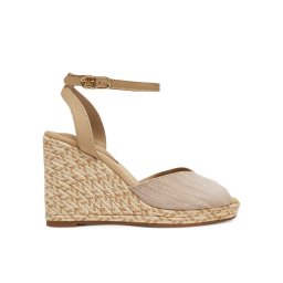 Tommy Hilfiger Еспадрили Chambray High Wedge Espadrille FW0FW08588 Бежов