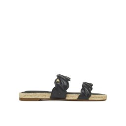 Tommy Hilfiger Еспадрили Leather Rope Espadrille Mule FW0FW08503 Черен