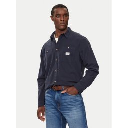 Guess Jeans Риза M4YH37 WGCF1 Тъмносин Regular Fit
