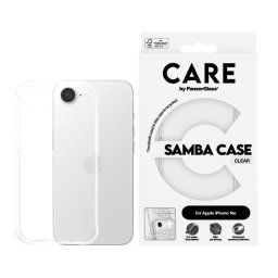 Гръб CARE by PanzerGlass за Apple iPhone 16E, Fashionable, Samba, Прозрачен