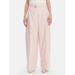 BOSS Текстилни панталони 50537404 Розов Regular Fit