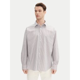 Jack & Jones Риза Atlas 12271085 Сив Wide Fit