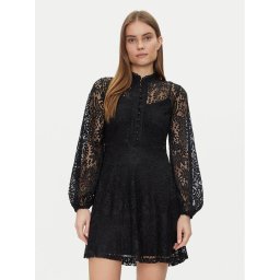 Vila Ежедневна рокля 14109364 Черен Slim Fit