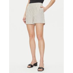 Vero Moda Шорти от плат Jesmilo 10279694 Бежов Regular Fit