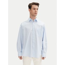 Jack & Jones Риза Atlas 12271085 Светлосиньо Wide Fit