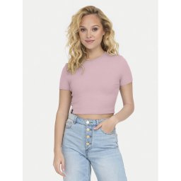 ONLY Тишърт Betty 15311891 Виолетов Regular Fit