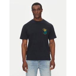 Quiksilver Тишърт EQYZT08033 Черен Regular Fit