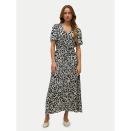 Vero Moda Лятна рокля Alba 10330301 Черен Regular Fit