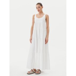 MICHAEL Michael Kors Лятна рокля MS582WLF4C Бял Regular Fit