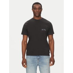 Billabong Тишърт EBYZT00175 Черен Regular Fit