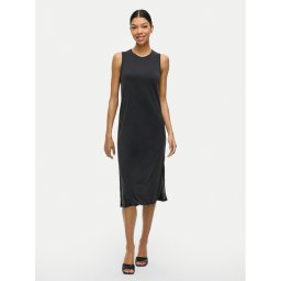 Vila Лятна рокля Modala 14101675 Черен Regular Fit