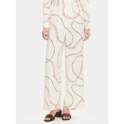 Tommy Hilfiger Текстилни панталони Soft Viscose Woven Pants WW0WW44542 Бял Relaxed Fit