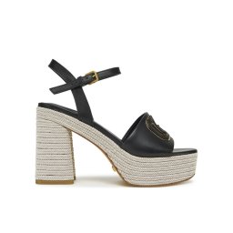 Guess Еспадрили FLJFML LEA03 Черен