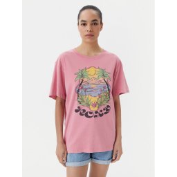 Roxy Тишърт ERJZT05905 Розов Oversize
