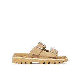 Tommy Jeans Чехли Tjw Double Strap Sandal Suede EN0EN02797 Кафяв