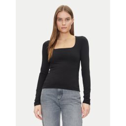 Gap Блуза 637795-00 Черен Regular Fit