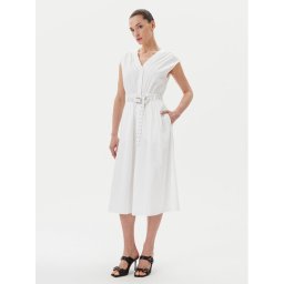 MICHAEL Michael Kors Ежедневна рокля MS5830KF4C Бял Regular Fit