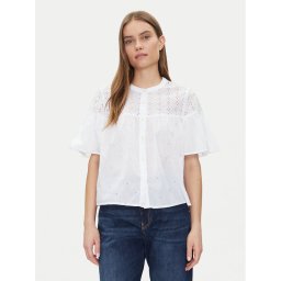 Gap Риза 728755-01 Бял Regular Fit