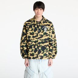 Яке A BATHING APE Gore-Tex Wind Stopper 1St Camo Relaxed Coach Jacket M Yellow XL