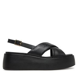 Сандали LOVE MOSCHINO JA16187I0MIA0000 Черен
