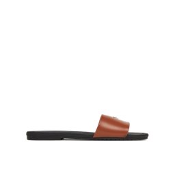 Calvin Klein Jeans Чехли Flat Sandal Slide Mg YW0YW01697 Кафяв