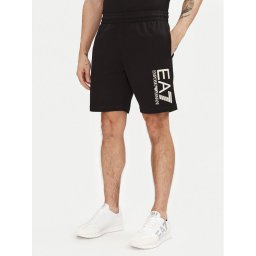 EA7 Emporio Armani Спортни шорти 7M000232 AF13512 MC156 Черен Regular Fit