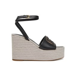 Guess Еспадрили FLJTAN LEA04 Черен
