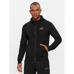EA7 Emporio Armani Суитшърт 7M000568 AF13512 MC004 Черен Regular Fit