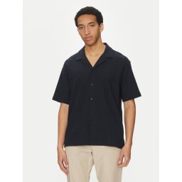 BOSS Риза 50536745 Тъмносин Relaxed Fit