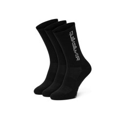 Quiksilver Дълги чорапи AS_QUIKSILVER_100W_SS25 (3-PACK) Черен