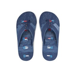 Tommy Jeans Джапанки Tjm Elevated Beach Sandal EM0EM01561 Син