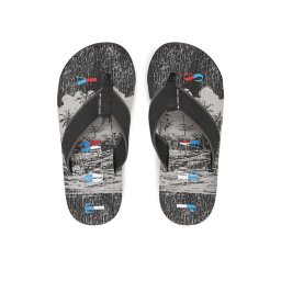 Tommy Jeans Джапанки Tjm Elevated Beach Sandal EM0EM01561 Черен