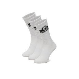 Quiksilver Дълги чорапи AS_QUIKSILVER_101W_SS25 (3-PACK) Бял