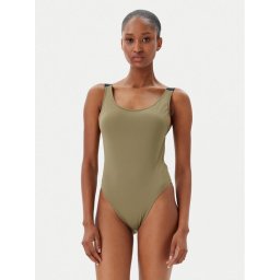 Calvin Klein Swimwear Бански костюм KW0KW02859 Зелен