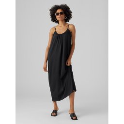 Vero Moda Лятна рокля Luna 10286077 Черен Regular Fit