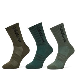 Дълги чорапи Quiksilver AS_QUIKSILVER_100W_SS25 (3-PACK) Каки