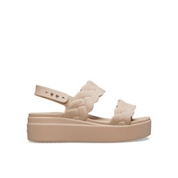 Crocs Сандали Brooklyn Woven Upper LW 209977 Бежов