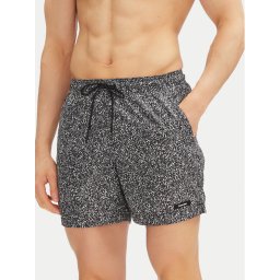 Calvin Klein Swimwear Плувни шорти KM0KM01120 Черен Regular Fit