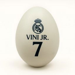 Real Madrid Дървено великденско яйце Вини