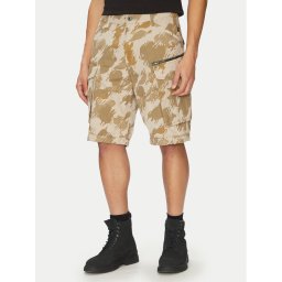G-Star Raw Шорти от плат Rovic Zip D08566-D955 H174 Бежов Relaxed Fit